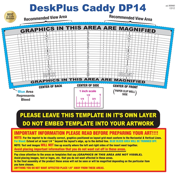 Organizer with six sections to hold office items and more.... from ASI 80060 VisionUSA
