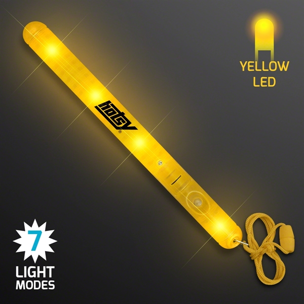 Flashing LED Patrol Wand with 27" lanyard. Blank or Imprinted.... from ASI 34194 ALightPromos / Alight Promotional Products