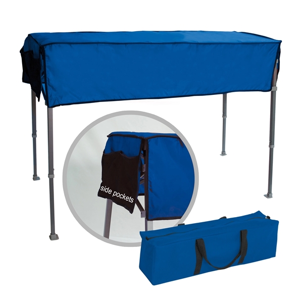 61" x 22" polyester trade show table with retractable aluminum frame... from ASI 76730 Peerless Umbrella Co Inc