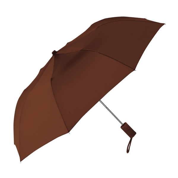 Folding umbrella with automatic opening, 42" arc, machine tips, nylon and... from ASI 76730 Peerless Umbrella Co Inc / Threads By Peerless