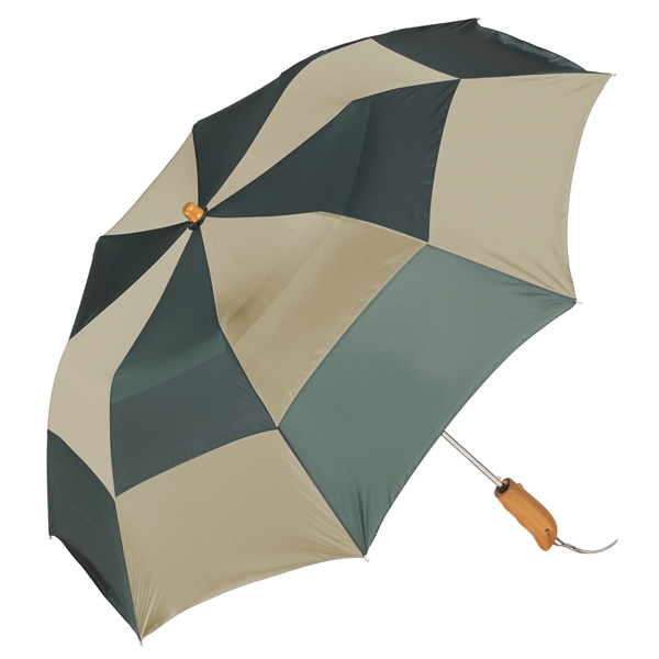 Vented folding umbrella with automatic opening, 43" arc, fiberglass ribs, ergonomically... from ASI 76730 Peerless Umbrella Co Inc