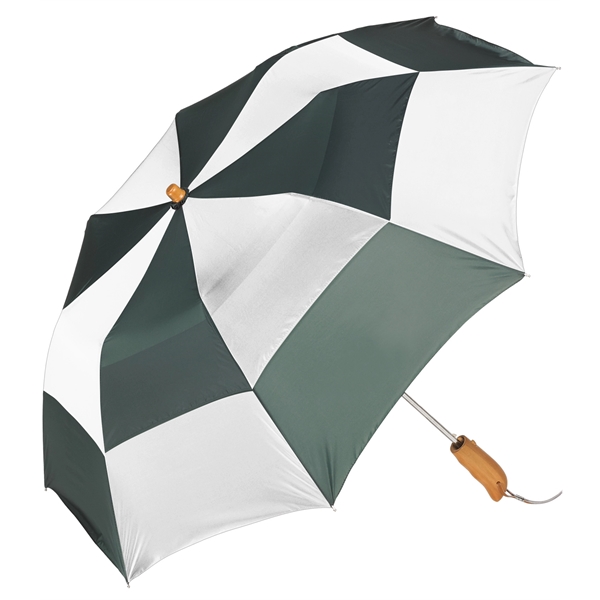 Vented folding umbrella with automatic opening, 43" arc, fiberglass ribs, ergonomically... from ASI 76730 Peerless Umbrella Co Inc / Threads By Peerless