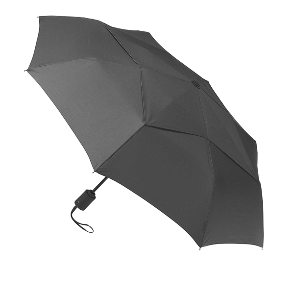 Miniature folding umbrella that includes a one touch open/close, vented technology,... from ASI 76730 Peerless Umbrella Co Inc / Threads By Peerless