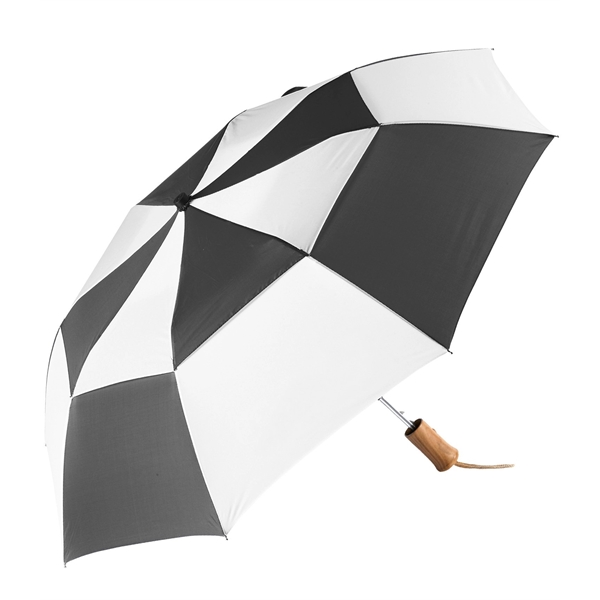 Umbrella with automatic opening, 43" arc, black rubber spray handle and... from ASI 76730 Peerless Umbrella Co Inc