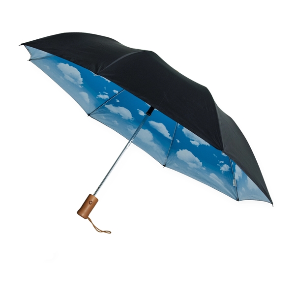 Folding umbrella with automatic opening, 43" arc, PU coated double sided... from ASI 76730 Peerless Umbrella Co Inc / Threads By Peerless