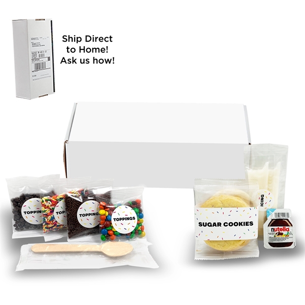 Small sugar cookie decorating kit includes 6 sugar cookies and decorations.... from ASI 71685 Midnite Snax®