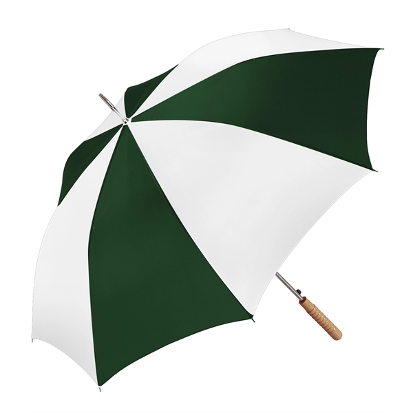 Stick-style umbrella with a steel shaft, 48" arc, automatic opening, heavy... from ASI 76730 Peerless Umbrella Co Inc
