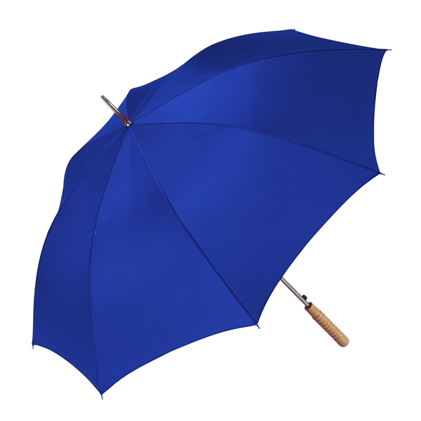 Stick-style umbrella with a steel shaft, 48" arc, automatic opening, heavy... from ASI 76730 Peerless Umbrella Co Inc