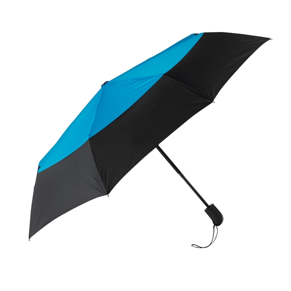 Mini umbrella with 42" arc, one-touch automatic open/close, black shaft and... from ASI 76730 Peerless Umbrella Co Inc