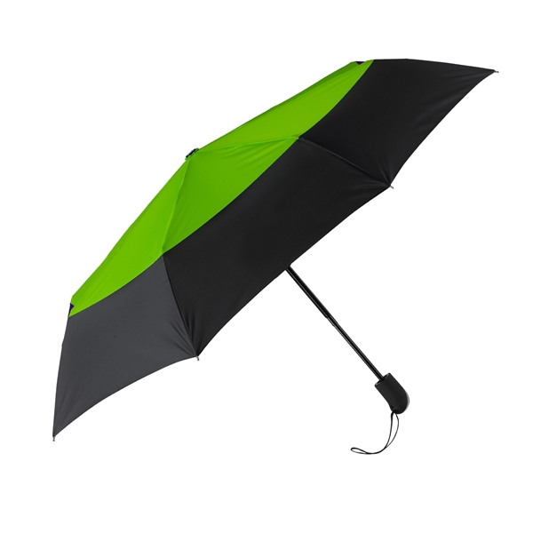 Mini umbrella with 42" arc, one-touch automatic open/close, black shaft and... from ASI 76730 Peerless Umbrella Co Inc