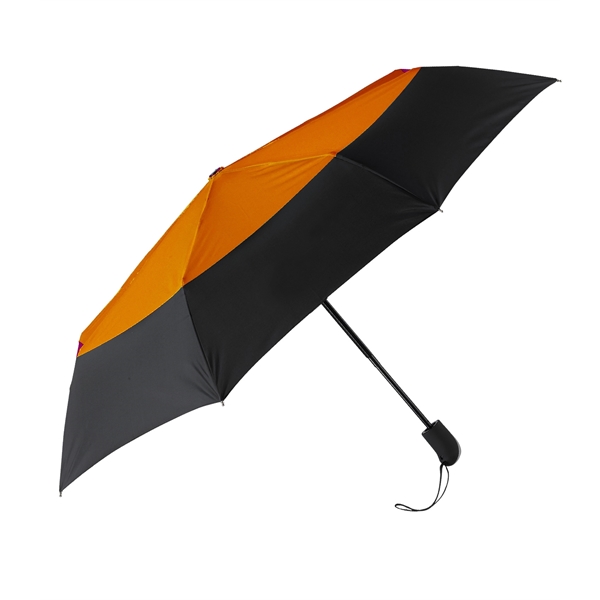 Mini umbrella with 42" arc, one-touch automatic open/close, black shaft and... from ASI 76730 Peerless Umbrella Co Inc