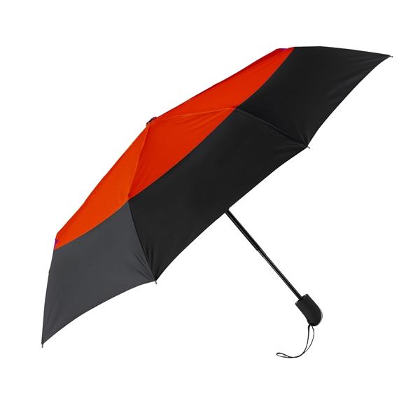 Mini umbrella with 42" arc, one-touch automatic open/close, black shaft and... from ASI 76730 Peerless Umbrella Co Inc