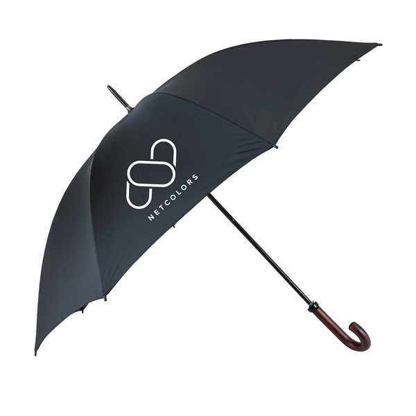 Nylon umbrella with 60" arc, automatic opening, black steel shaft and... from ASI 76730 Peerless Umbrella Co Inc