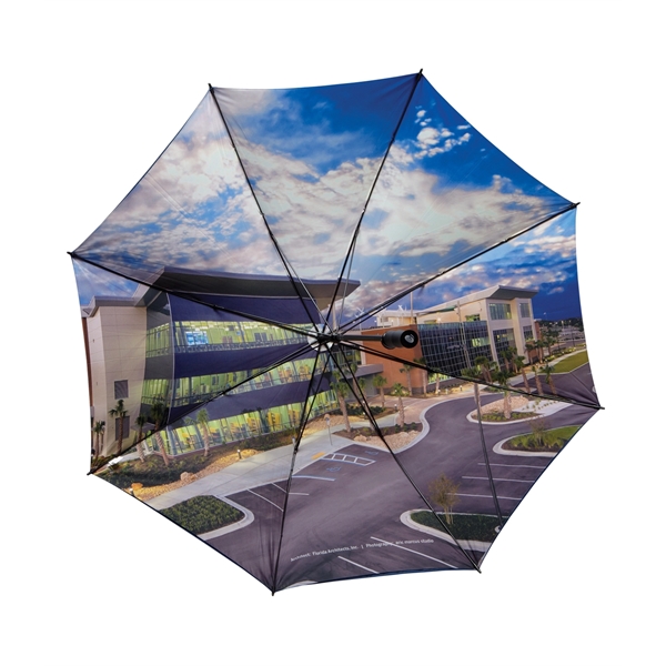 Golf umbrella with a 62" arc, double cover design, fiberglass shaft,... from ASI 76730 Peerless Umbrella Co Inc / Threads By Peerless