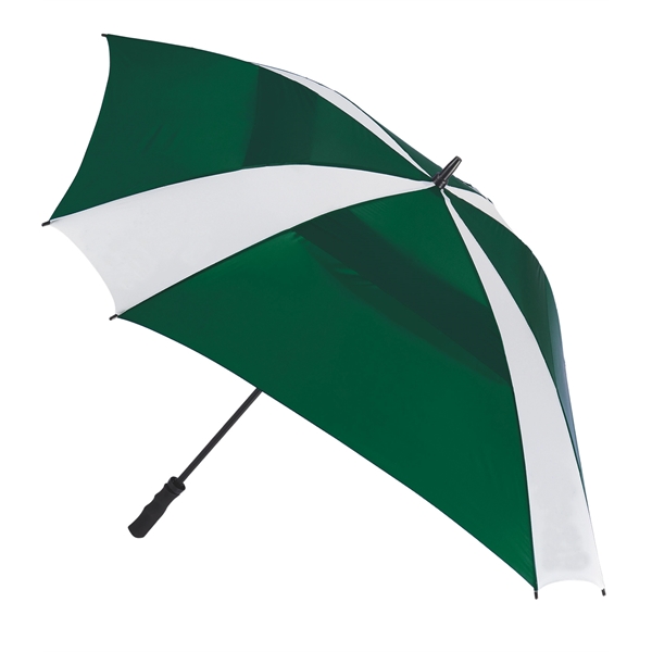 Square design vented technology umbrella with 62" arc, fiberglass shaft and... from ASI 76730 Peerless Umbrella Co Inc