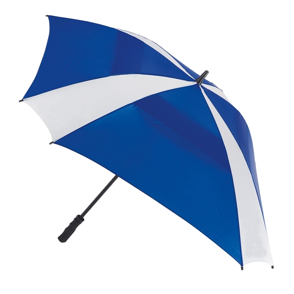 Square design vented technology umbrella with 62" arc, fiberglass shaft and... from ASI 76730 Peerless Umbrella Co Inc