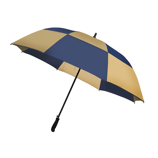 Auto-open umbrella with 64" arc, fiberglass shaft, fiberglass ribs, vented technology... from ASI 76730 Peerless Umbrella Co Inc / Threads By Peerless
