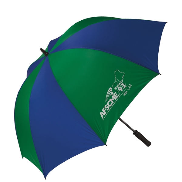 Golf umbrella with 62" arc, fiberglass shaft and ribs, windproof nylon... from ASI 76730 Peerless Umbrella Co Inc