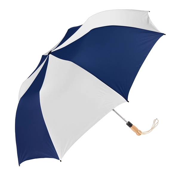 Folding, golf size umbrella with 58" arc, automatic opening, hexagon shaft,... from ASI 76730 Peerless Umbrella Co Inc / Threads By Peerless