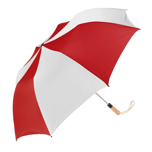 Folding, golf size umbrella with 58" arc, automatic opening, hexagon shaft,... from ASI 76730 Peerless Umbrella Co Inc / Threads By Peerless