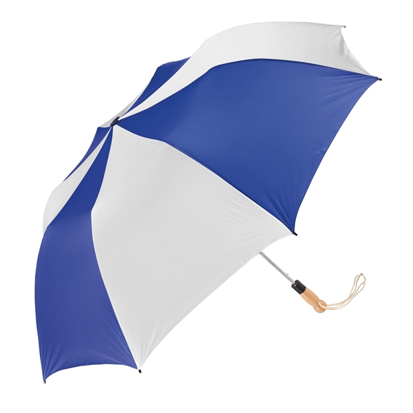 Folding, golf size umbrella with 58" arc, automatic opening, hexagon shaft,... from ASI 76730 Peerless Umbrella Co Inc / Threads By Peerless