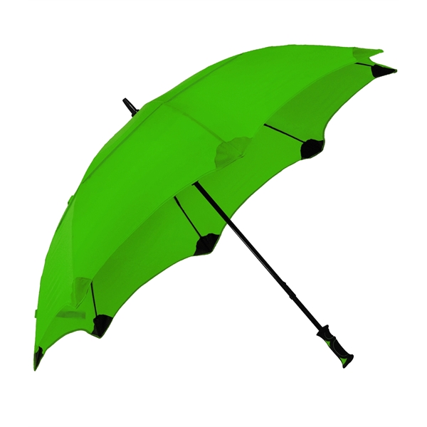 Anti-flip golf umbrella with patented design, 62" arc, safety tip pocket... from ASI 76730 Peerless Umbrella Co Inc