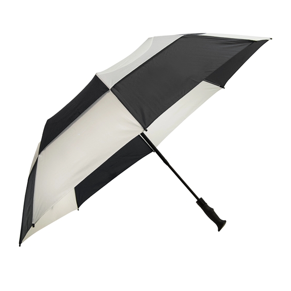 All fiberglass folding golf umbrella with 58" arc, automatic opening and... from ASI 76730 Peerless Umbrella Co Inc / Threads By Peerless