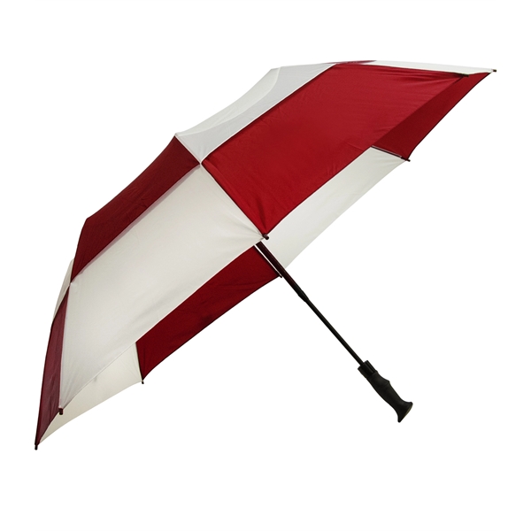All fiberglass folding golf umbrella with 58" arc, automatic opening and... from ASI 76730 Peerless Umbrella Co Inc / Threads By Peerless