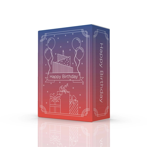 Medium Tuck Box USA made, stock themed 4-color process digital imprint... from ASI 95280 Warwick Publishing Co / Warwick