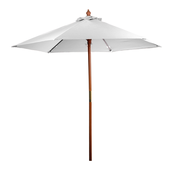 7' recycled market umbrella with 6 panels and manual open/close.... from ASI 76730 Peerless Umbrella Co Inc
