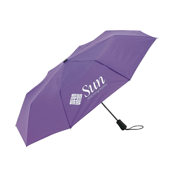 Mini umbrella with automatic opening, 42" arc, matching nylon sleeve and... from ASI 76730 Peerless Umbrella Co Inc