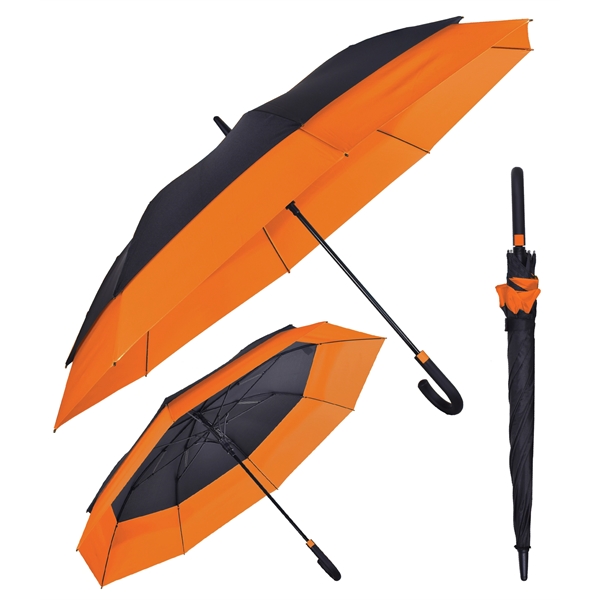 Expanding umbrella that goes from 46" to 56" with vented canopy,... from ASI 76730 Peerless Umbrella Co Inc