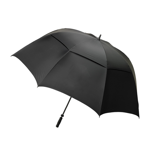 Umbrella with extra-large canopy, 80" arc, fiberglass shaft and ribs, black... from ASI 76730 Peerless Umbrella Co Inc