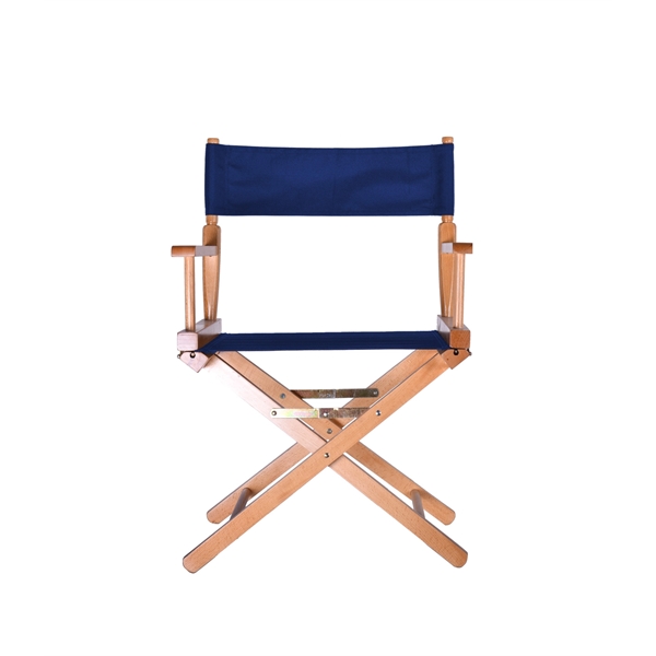 22" x 17" x 33" Beechwood director-style chair with flight blonde... from ASI 76730 Peerless Umbrella Co Inc