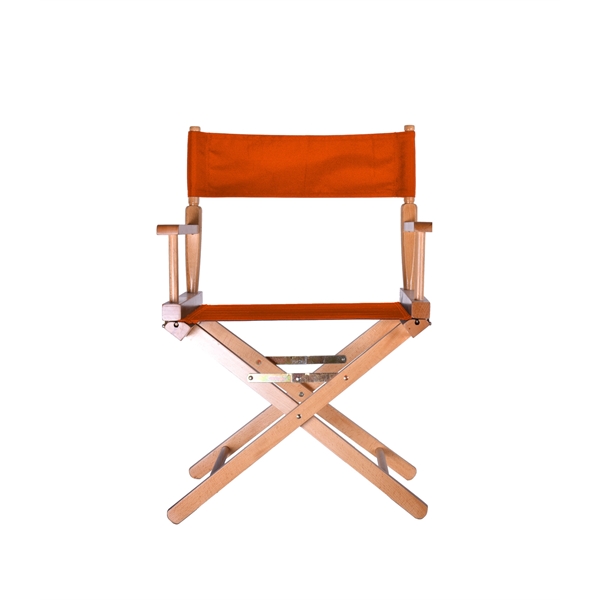 22" x 17" x 33" Beechwood director-style chair with flight blonde... from ASI 76730 Peerless Umbrella Co Inc
