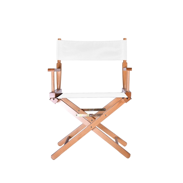 22" x 17" x 33" Beechwood director-style chair with flight blonde... from ASI 76730 Peerless Umbrella Co Inc