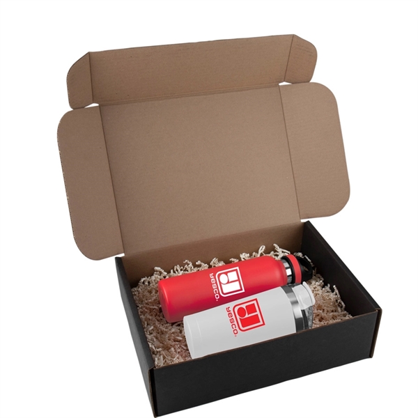 Basecamp McTundra gift set with 20-ounce stainless steel bottle and 20... from ASI 88060 Snugz/USA Inc / Sweda®