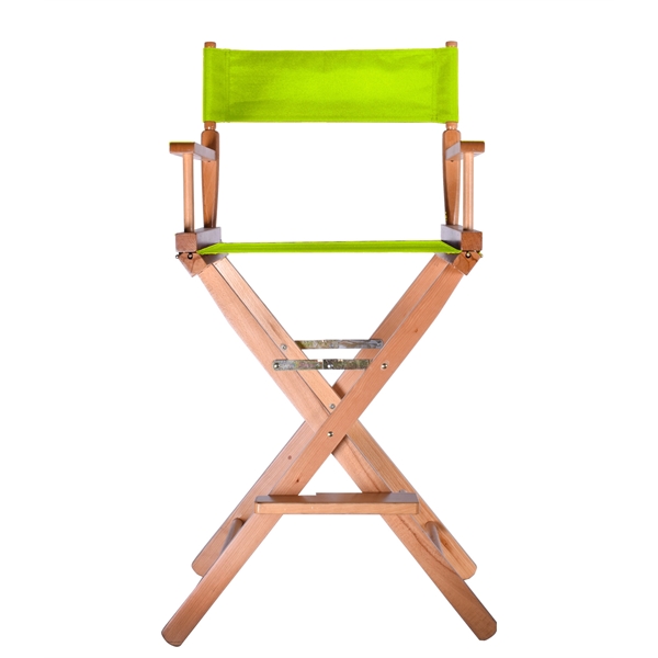 22" x 17" x 29" Beechwood director-style chair with flight blonde... from ASI 76730 Peerless Umbrella Co Inc