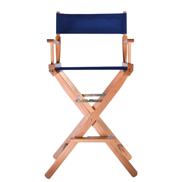 22" x 17" x 29" Beechwood director-style chair with flight blonde... from ASI 76730 Peerless Umbrella Co Inc