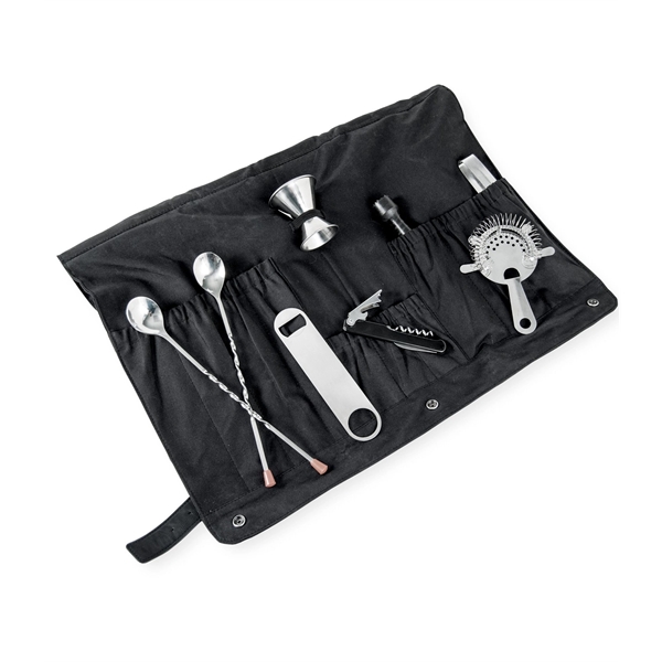 15" x 7 1/2" waxed canvas bag for bartending tools with... from ASI 76730 Peerless Umbrella Co Inc / Threads By Peerless