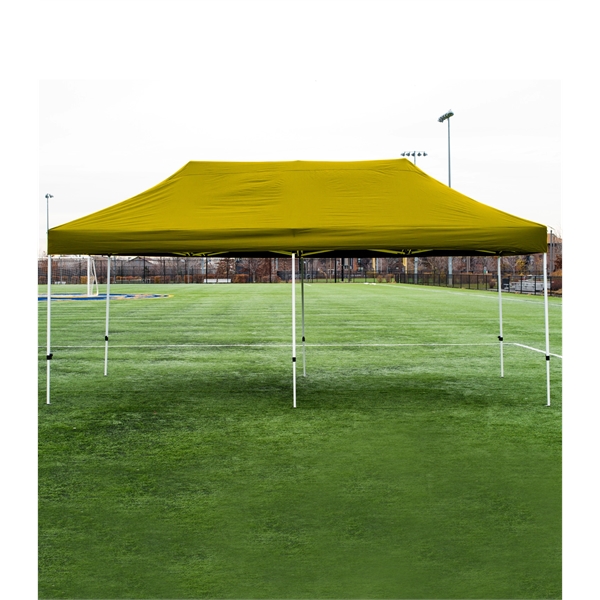 10' x 20' polyester gazebo with pop-up design and powder-coated steel... from ASI 76730 Peerless Umbrella Co Inc