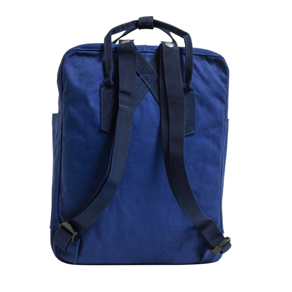 13" x 10" x 5" cotton canvas mini backpack with adjustable... from ASI 76730 Peerless Umbrella Co Inc / Threads By Peerless