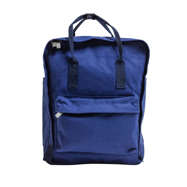 13" x 10" x 5" cotton canvas mini backpack with adjustable... from ASI 76730 Peerless Umbrella Co Inc / Threads By Peerless