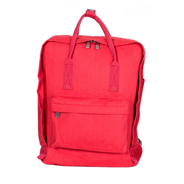 13" x 10" x 5" cotton canvas mini backpack with adjustable... from ASI 76730 Peerless Umbrella Co Inc / Threads By Peerless