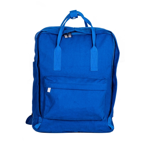 13" x 10" x 5" cotton canvas mini backpack with adjustable... from ASI 76730 Peerless Umbrella Co Inc / Threads By Peerless