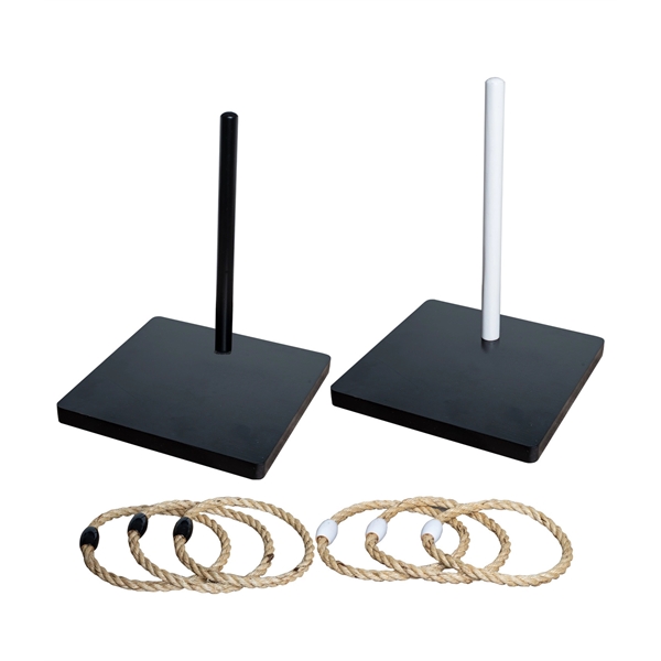 Ring toss game set with 2 decorated bases, 2 sets or... from ASI 76730 Peerless Umbrella Co Inc / Threads By Peerless