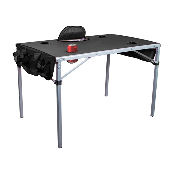 41.5" x 26.5" x 28" tailgate table with aluminum steel tube... from ASI 76730 Peerless Umbrella Co Inc / Threads By Peerless