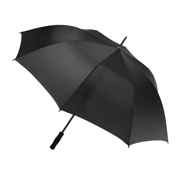 Polyester umbrella that features a 58" arc, black steel shaft, self-opening... from ASI 76730 Peerless Umbrella Co Inc
