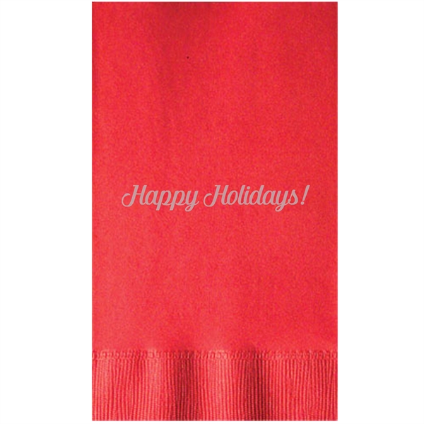 Deep tone colored 2-ply dinner napkin with 1/8 fold. Coin edge... from ASI 88200 TK Sorg's - A Div of Arch Promo Group, LLC / GRANDE