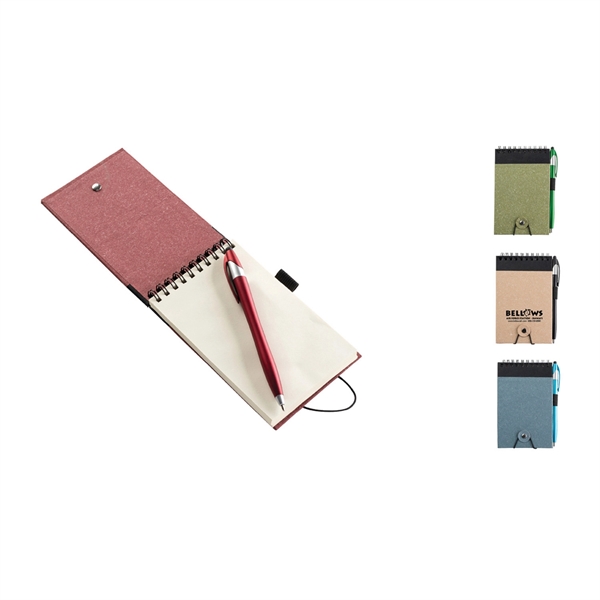 Cardboard Spiral Jotter 70 Sheets with pen.... from ASI 90859 Tempo Industries Inc / Tempoline